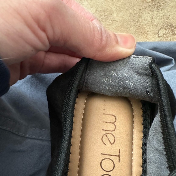 Me Too ballet flats women’s US 7 black velvet - Picture 3 of 6